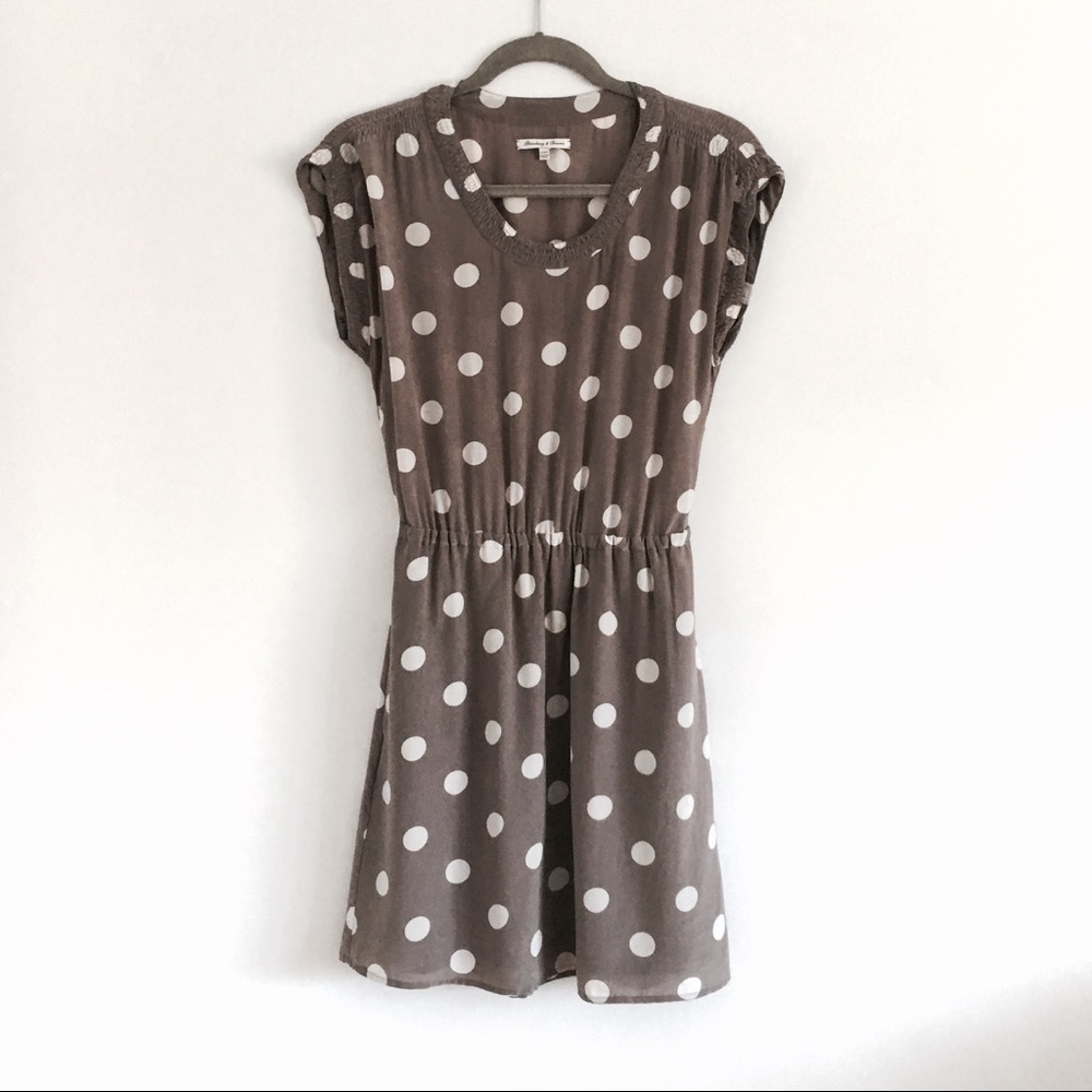 Madewell Silk Polka dot Dress